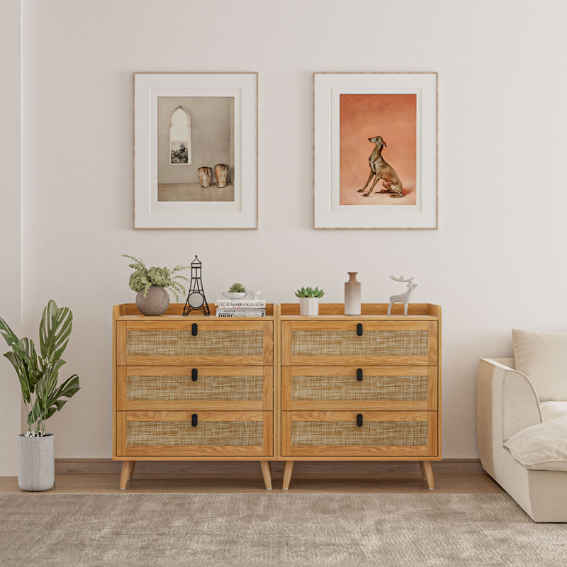 Aarsh 15.7'' W 3 - Drawer Dresser, Natural