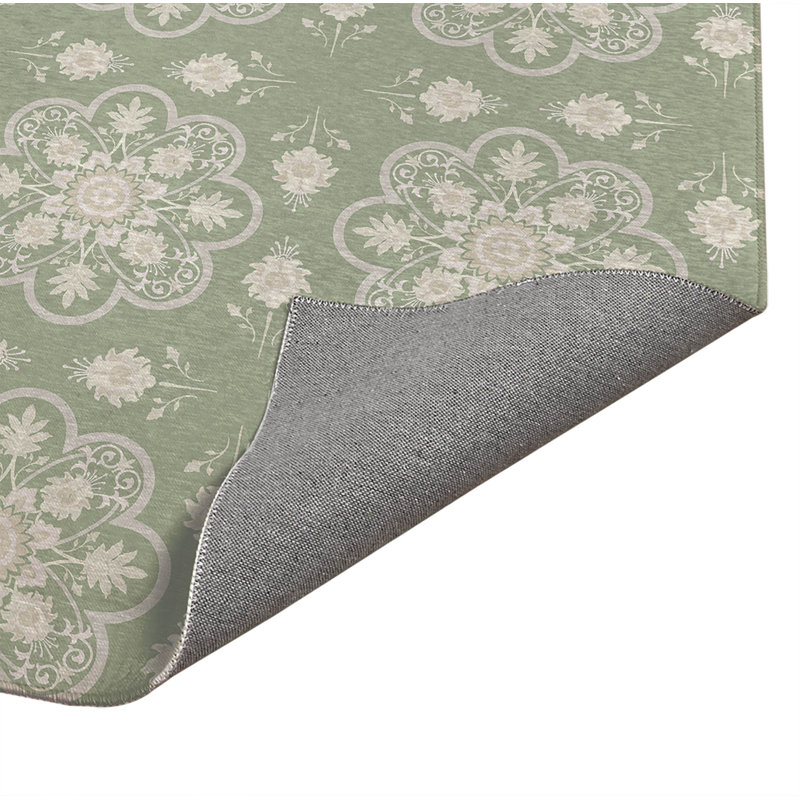 Tapis de lessive Skye, Rectangulaire 3 pi x 5 pi, Sauge