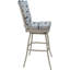 Bloc bleu tressé beige - beige-127756938