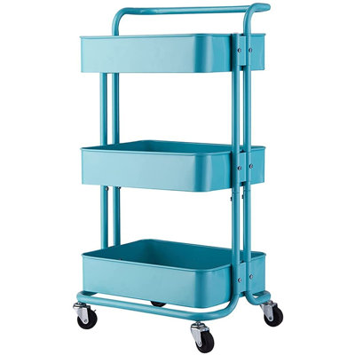 Laub 87cm H x 45cm W Utility Cart with Wheels
