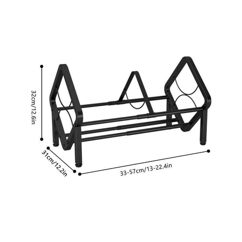 Steel 32cm H Dowel Rack