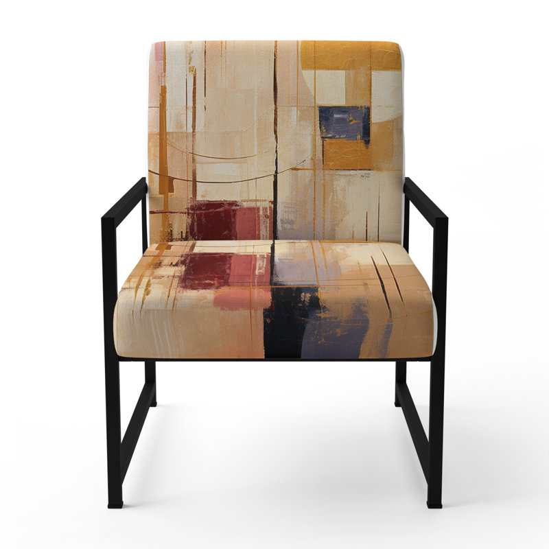 Fauteuil d'appoint rembourré Briadale, Noir, noir, noir, noir