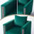 Upholstered Swivel Barrel Chair-727871985