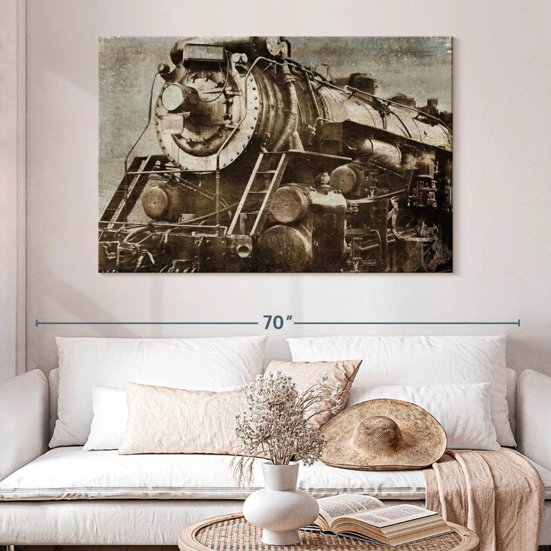 Locomotive Mehar, H 34 po x l 51 po