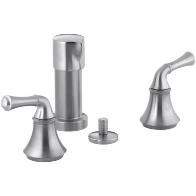 Forté Vertical Spray Bidet Faucet with Traditional Lever Handles