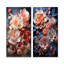 «Pink Elegant Peony Dreamscape», ensemble de 2 reproductions d'art sur toile-901945771-901945774