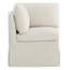 Chaise rembourrée avec roulettes et housse de coin amovible-136072468-136072469