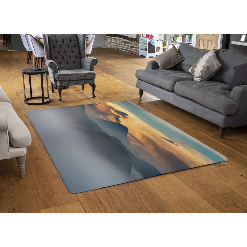 Jaazaniah Shag Area Rug, Rectangle 60 x 110cm