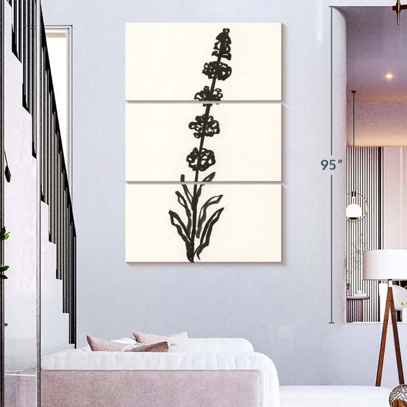Harnek Ink Botanical Sketch IV, 32" H x 20" W