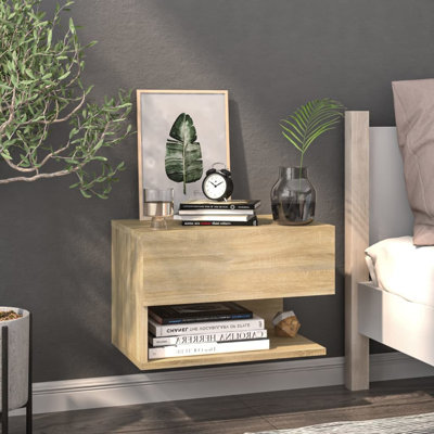 Jaiana  Wall-mounted Bedside Cabinet
