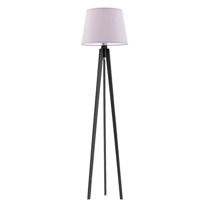 Araby 158cm Tripod Floor Lamp, Light Pink, Black