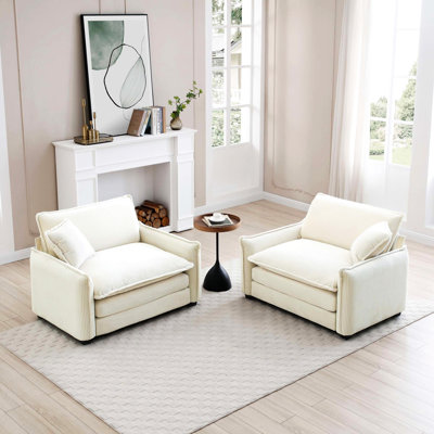 30.71'' Corduroy Sofa