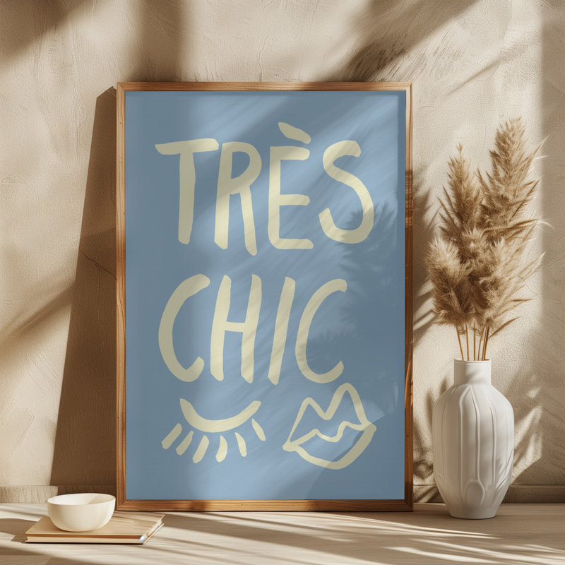 TrAus Chic, 76.2 cm H x 50.8 cm W, Blue