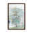 Toile avec cadre en bois brun classique