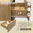Ginan 2 Drawer Nightstand, Bedside Table with Storage Drawers, Night Stand for Bedroom, End Table or Side Table for Living Room, 15.6" D x 18.9" W x 21.7" H