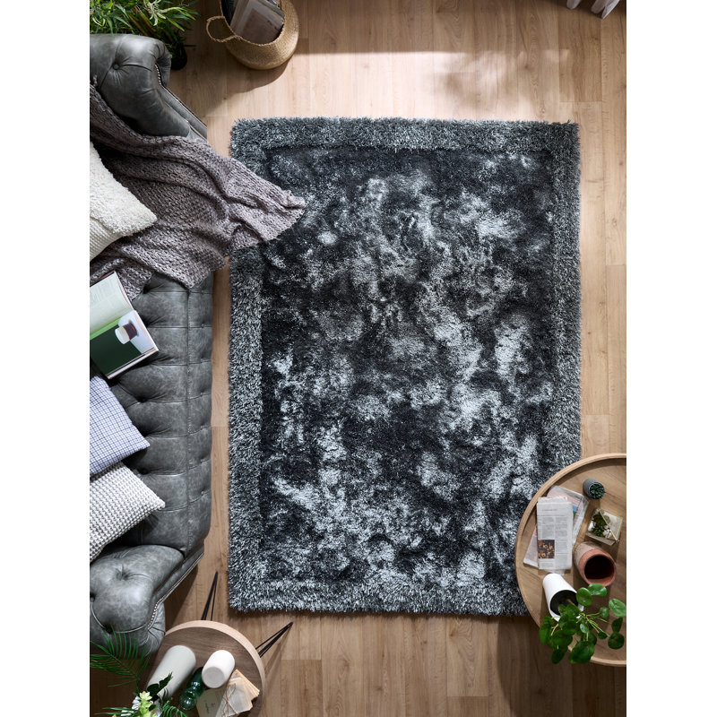 Behensky Rectangle Hand Tufted Shag, Rectangle 120 x 170cm