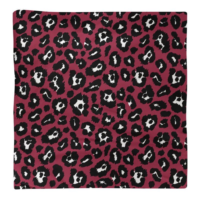 Serviette de table en coton Arizona, Rouge/blanc, 10 po x 10 po