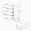 Commode 4 tiroirs l 31,77 po
