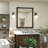 Gwenneth Rectangle Wood Mirror for Bathroom, Solid Pine Wood-878103211-930831086
