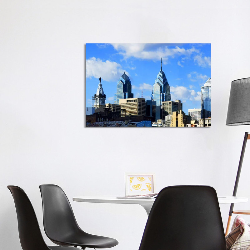 Skyscrapers In A City, Liberty Place, Philadelphia, Pennsylvania, USA by Panoramic Images - Wrapped Canvas Gallery-Wrapped Canvas Giclée