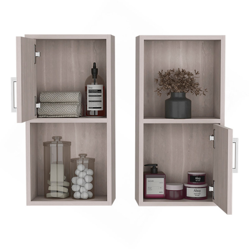 Medicine Cabinet Florence, Bathroom, White Oak, Multicolor