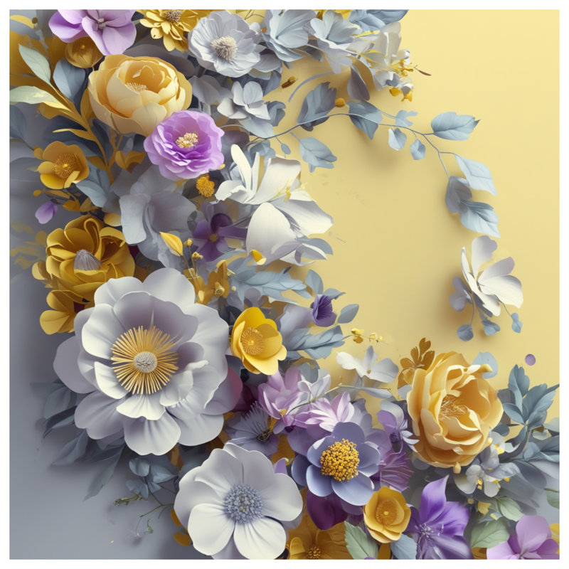 Rideaux de douche Floral, 70in W x 93in H