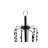 Alyha 17.7'' W Metal Shelving Unit with Wheels