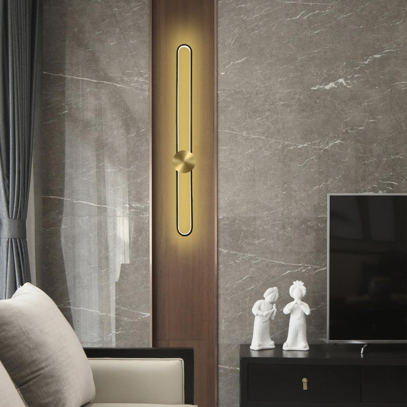 Applique murale à DEL à intensité variable avec température de couleur réglable 3000K-6000K, lampe murale câblée moderne pour le salon, la chambre à coucher, le couloir et le vestibule