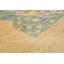 Tapis de surface en laine bleu/crème 8 pi x 9 pi 9 po main-of-kind-noué la 2010 ushak Siaosi