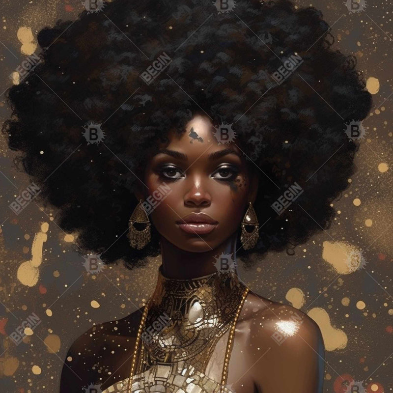 Natural strength - 32"x32" art on canvas