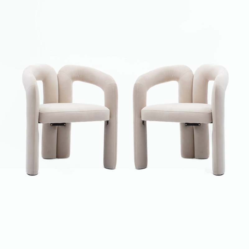 Ensemble de 2 fauteuils pour salon, Beige