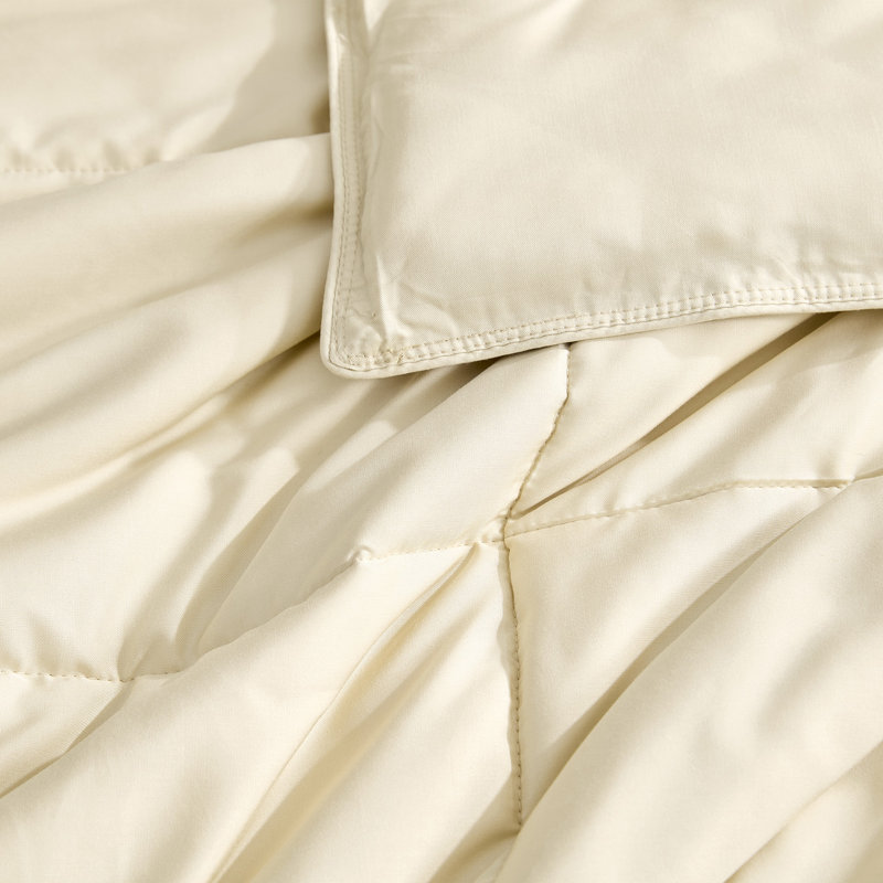 Menoplease - Ensemble d'édredon surdimensionné Coma, Beige, Édredon pour grand lit + 2 taies décoratives sta