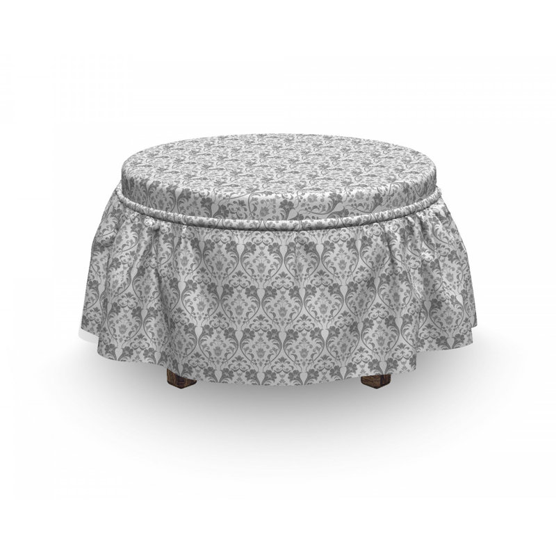 Housse pour repose-pieds à courbes traditionnelles