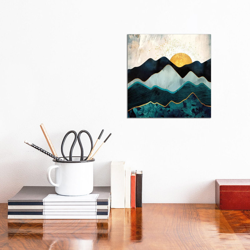 Glacial Hills by SpaceFrog Designs - Wrapped Canvas Painting, 30.48 cm H x 30.48 cm W