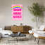 «Girlboss Gaslight Gatelight Modern Vibrant Abstract Landscape Nature», reproduction d'art-130643820