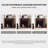 59.06"Color-Block Vintage Decorative Mantelpiece-118107620