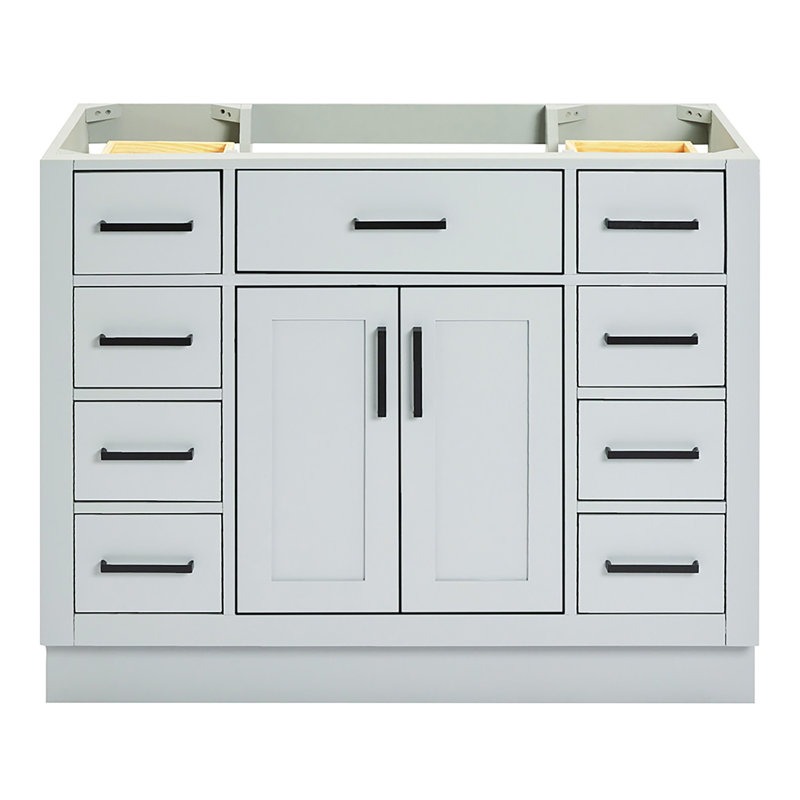 42" Single Bathroom Vanity Base only, Gray