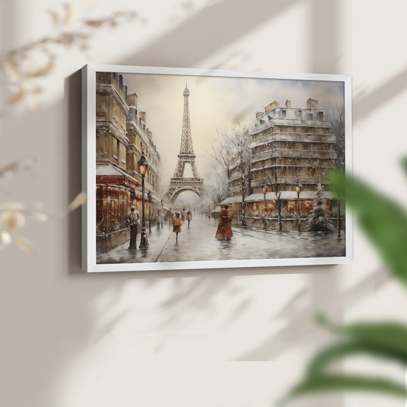 «Chirstmas Art» -ccccxxiii - reproduction encadrée - réversible, H 8 po x l 10 po, Blanc