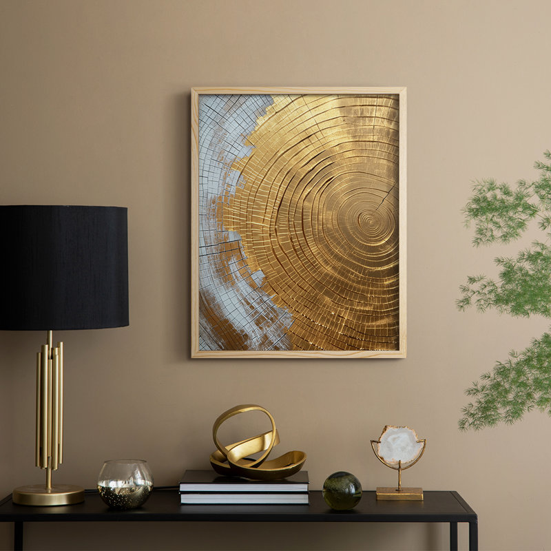 ABSTRACT Series CLIV Framed Print - Solid Wood, 30" H x 24" W