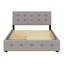 Lit plateforme tapissier avec 2 tiroirs et lit gigogne-2089332634
