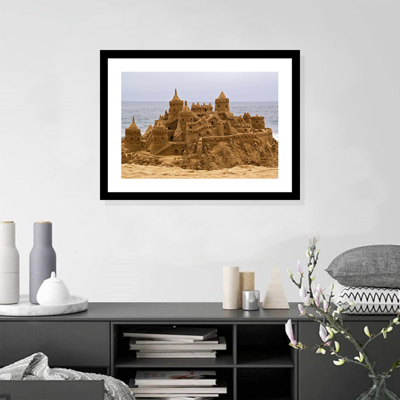 Sandcastle Magic - photographie avec cadre photo