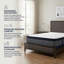 Matelas hybride de 14 pouces avec housse en fil de glace, mousse viscoélastique gélifiée et ressorts ensachés pour soulager la pression et isoler les mouvements-271593032