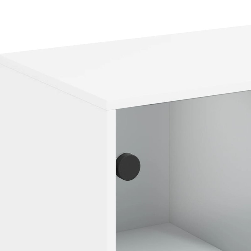 Aanvi Steel Standard Accent Cabinet, White
