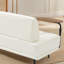 Banc rembourré en similicuir de 54,98 po-1720254681