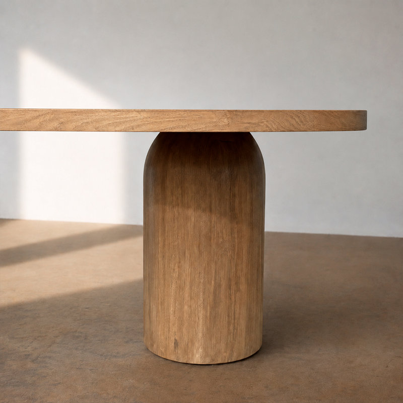 Table de salle à manger Beavercreek, H 30 po x L 95,75 po x l 43,5 po, Chêne nordique