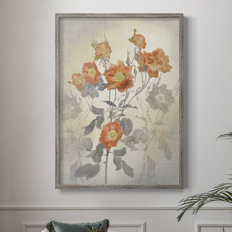 Reproduction encadrée Red Climber - bois massif, H 11 po x l 9 po