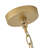 6-Light yellow adjustable iron pendant lamp