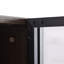 Vitrine 51,2 po, lumière DEL, porte vitrée, tablettes réglables en verre pour garde-manger / cuisine - standard-129911398