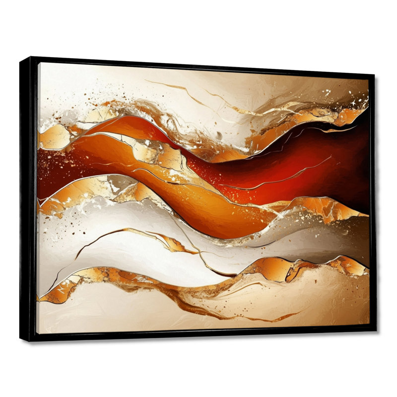 Harmonie de marbre contrastant - art mural abstrait en marbre, salon, H 24 po x l 32 po, Noir
