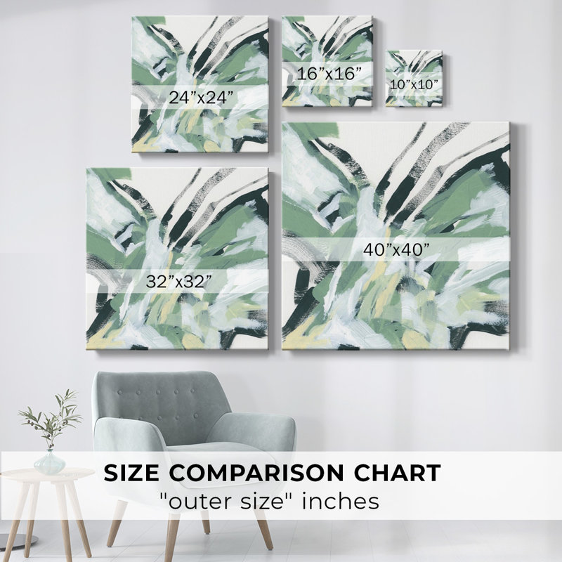 Jungle Rhythme I-Gallery, toile tendue, H 40 po x l 40 po x P 1,5 po